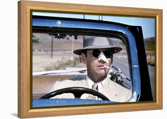 CHINATOWN by RomanPolanski with Jack Nicholson, 1974 (photo)-null-Framed Stretched Canvas