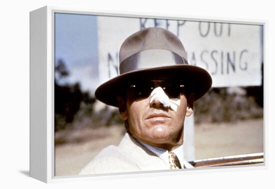 CHINATOWN by RomanPolanski with Jack Nicholson, 1974 (photo)-null-Framed Stretched Canvas