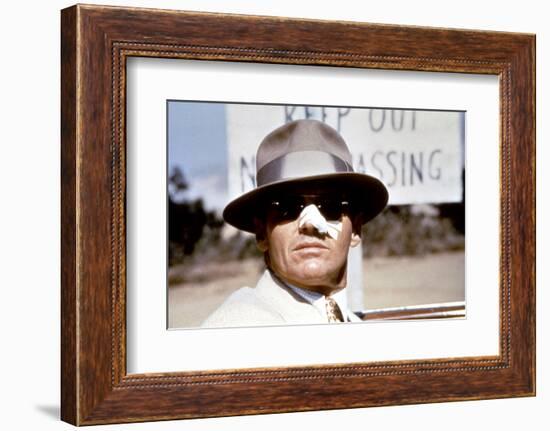 CHINATOWN by RomanPolanski with Jack Nicholson, 1974 (photo)-null-Framed Photo