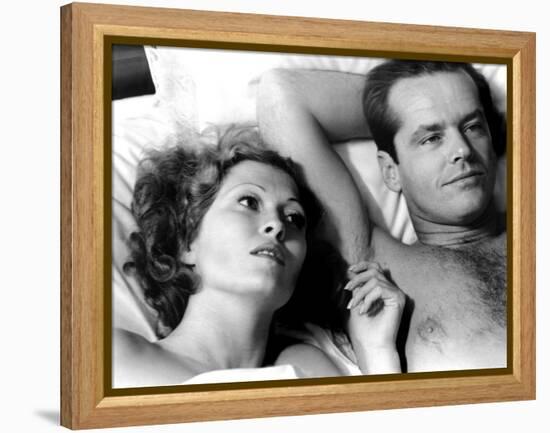 Chinatown, Faye Dunaway, Jack Nicholson, 1974-null-Framed Stretched Canvas