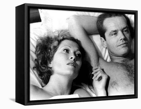 Chinatown, Faye Dunaway, Jack Nicholson, 1974-null-Framed Stretched Canvas