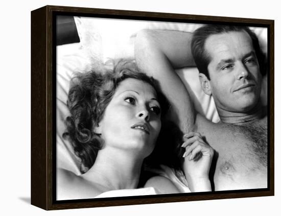 Chinatown, Faye Dunaway, Jack Nicholson, 1974-null-Framed Stretched Canvas