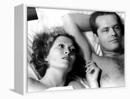 Chinatown, Faye Dunaway, Jack Nicholson, 1974-null-Framed Stretched Canvas