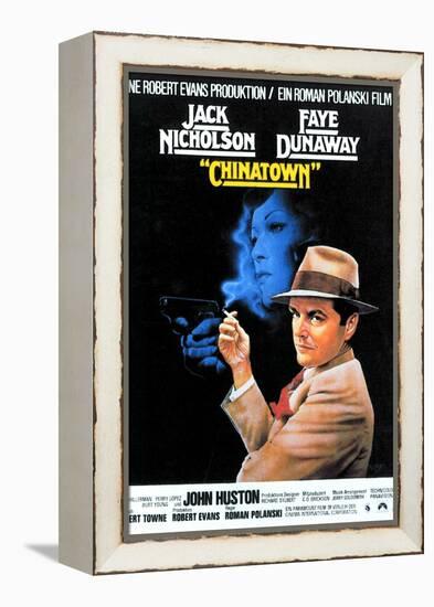 Chinatown, Faye Dunaway, Jack Nicholson, 1974-null-Framed Stretched Canvas