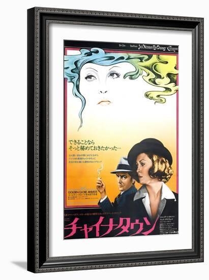 Chinatown, Jack Nicholson, Faye Dunaway, 1974-null-Framed Premium Giclee Print