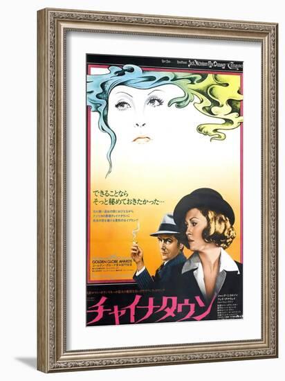 Chinatown, Jack Nicholson, Faye Dunaway, 1974-null-Framed Art Print