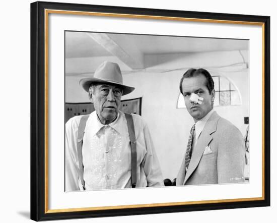 Chinatown, John Huston, Jack Nicholson, 1974-null-Framed Photo