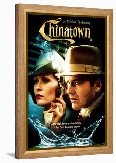 Chinatown, L-R: Faye Dunaway, Jack Nicholson, 1974-null-Framed Stretched Canvas