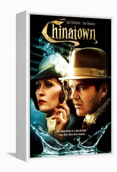 Chinatown, L-R: Faye Dunaway, Jack Nicholson, 1974-null-Framed Stretched Canvas