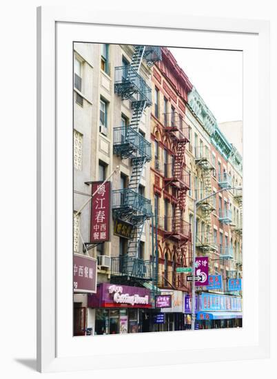 Chinatown, Manhattan, New York City, United States of America, North America-Fraser Hall-Framed Photographic Print