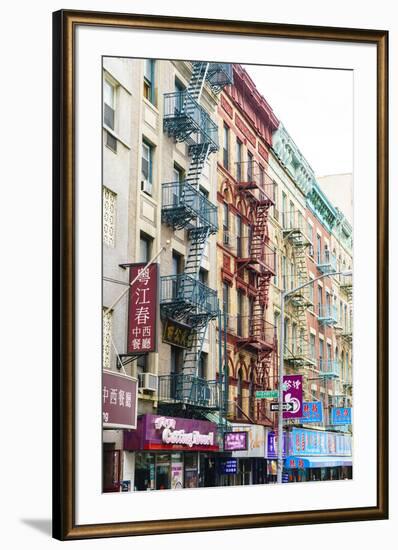 Chinatown, Manhattan, New York City, United States of America, North America-Fraser Hall-Framed Photographic Print