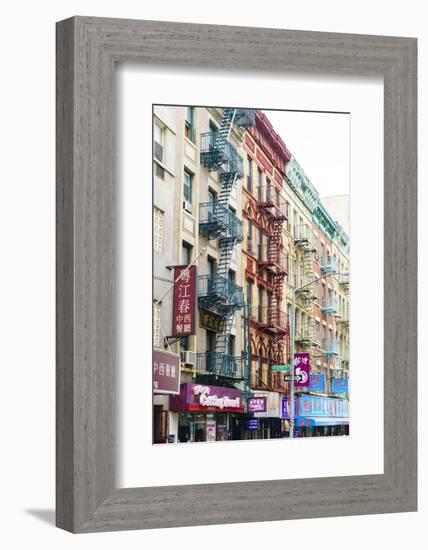 Chinatown, Manhattan, New York City, United States of America, North America-Fraser Hall-Framed Photographic Print