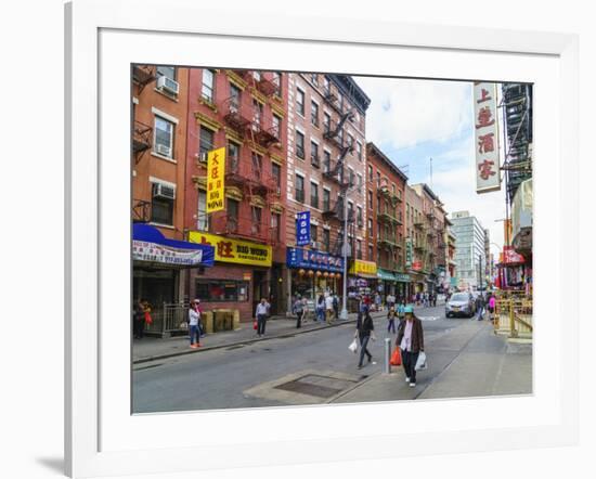 Chinatown, Manhattan, New York City, United States of America, North America-Fraser Hall-Framed Photographic Print