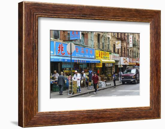 Chinatown, Manhattan, New York City, United States of America, North America-Fraser Hall-Framed Photographic Print