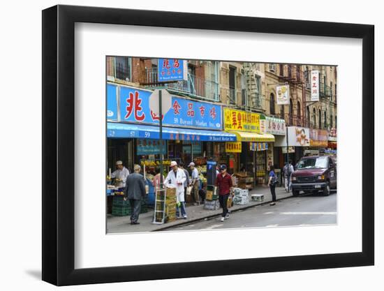 Chinatown, Manhattan, New York City, United States of America, North America-Fraser Hall-Framed Photographic Print