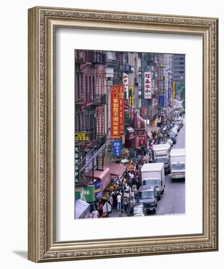 Chinatown, Manhattan, New York, New York State, United States of America, North America-Yadid Levy-Framed Photographic Print