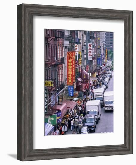 Chinatown, Manhattan, New York, New York State, United States of America, North America-Yadid Levy-Framed Photographic Print