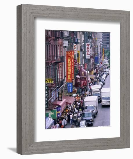 Chinatown, Manhattan, New York, New York State, United States of America, North America-Yadid Levy-Framed Photographic Print