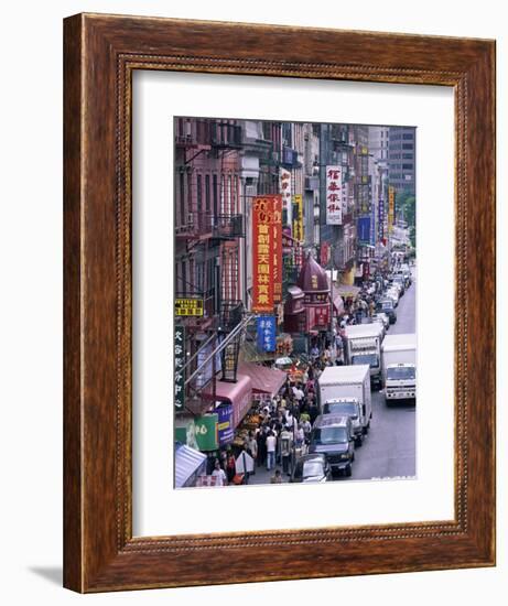 Chinatown, Manhattan, New York, New York State, United States of America, North America-Yadid Levy-Framed Photographic Print