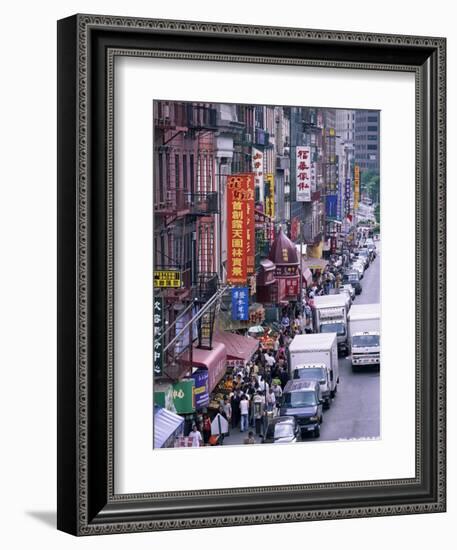 Chinatown, Manhattan, New York, New York State, United States of America, North America-Yadid Levy-Framed Photographic Print