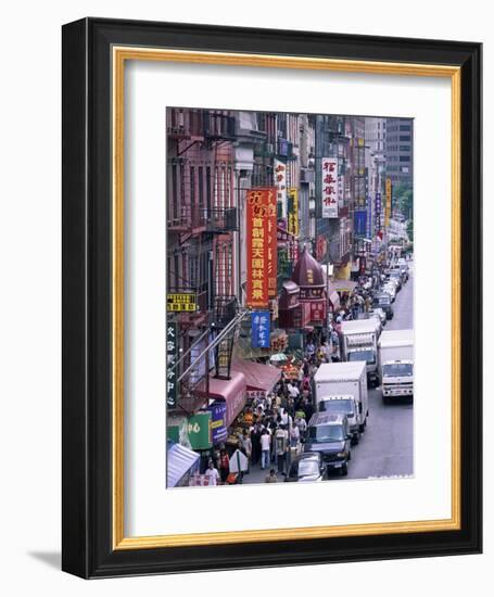 Chinatown, Manhattan, New York, New York State, United States of America, North America-Yadid Levy-Framed Photographic Print