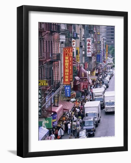 Chinatown, Manhattan, New York, New York State, United States of America, North America-Yadid Levy-Framed Photographic Print