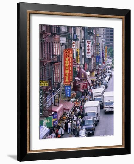 Chinatown, Manhattan, New York, New York State, United States of America, North America-Yadid Levy-Framed Photographic Print