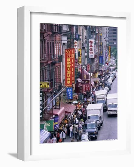 Chinatown, Manhattan, New York, New York State, United States of America, North America-Yadid Levy-Framed Photographic Print