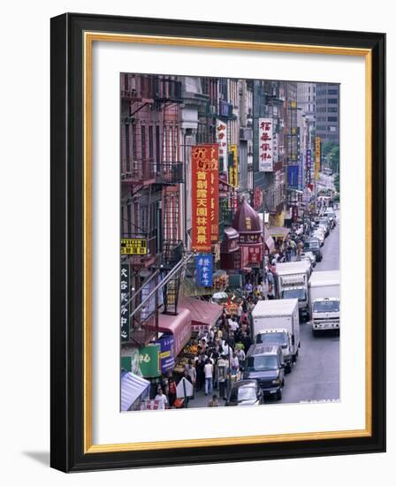 Chinatown, Manhattan, New York, New York State, United States of America, North America-Yadid Levy-Framed Photographic Print