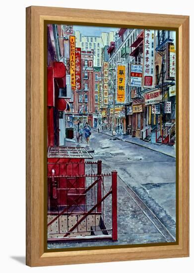 Chinatown, NYC-Anthony Butera-Framed Premier Image Canvas