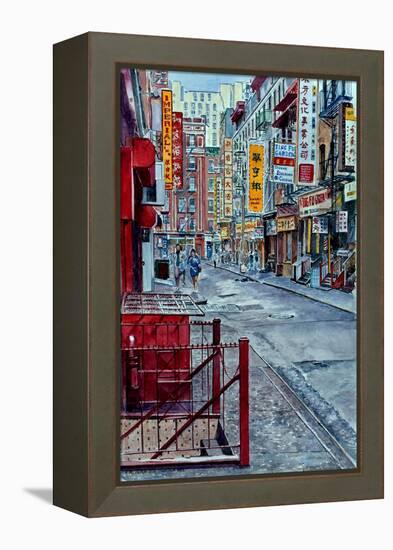 Chinatown, NYC-Anthony Butera-Framed Premier Image Canvas