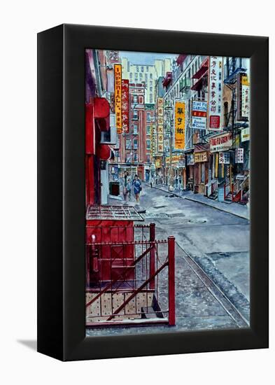 Chinatown, NYC-Anthony Butera-Framed Premier Image Canvas