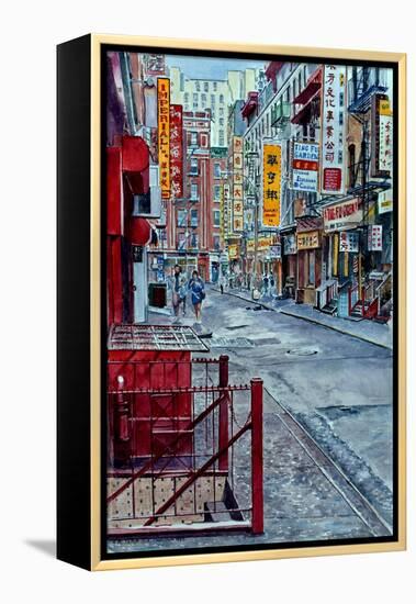 Chinatown, NYC-Anthony Butera-Framed Premier Image Canvas