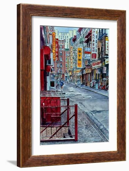 Chinatown, NYC-Anthony Butera-Framed Giclee Print