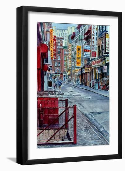 Chinatown, NYC-Anthony Butera-Framed Giclee Print