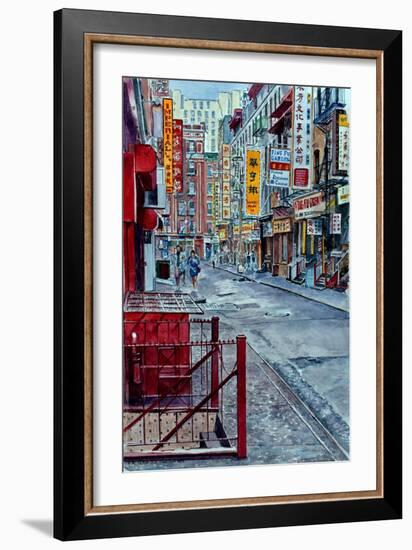 Chinatown, NYC-Anthony Butera-Framed Giclee Print