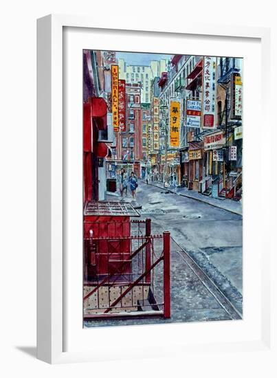 Chinatown, NYC-Anthony Butera-Framed Giclee Print