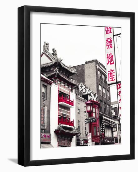 Chinatown Reds I-Sonja Quintero-Framed Photographic Print