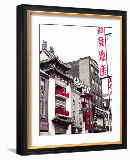 Chinatown Reds I-Sonja Quintero-Framed Photographic Print