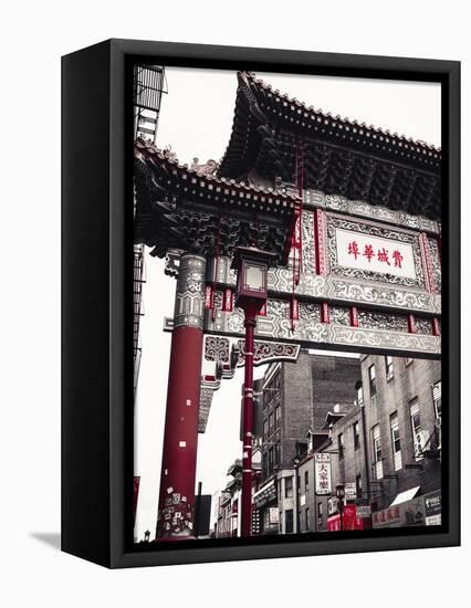 Chinatown Reds II-Sonja Quintero-Framed Premier Image Canvas