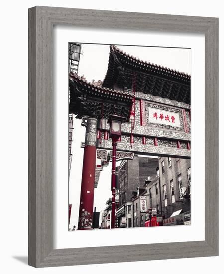 Chinatown Reds II-Sonja Quintero-Framed Photographic Print