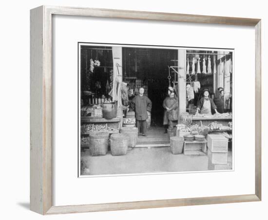 Chinatown, San Francisco, Late 19th Century-John L Stoddard-Framed Giclee Print