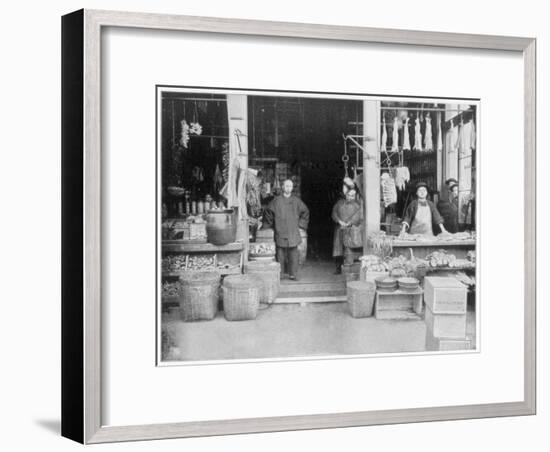 Chinatown, San Francisco, Late 19th Century-John L Stoddard-Framed Giclee Print