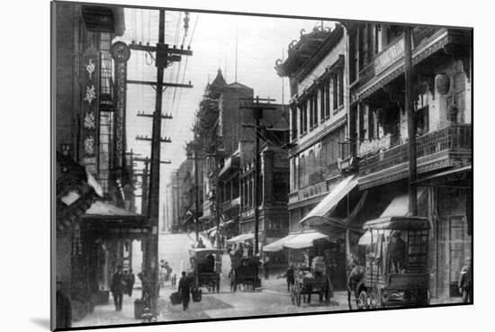 Chinatown, San Francisco, USA, 1926-null-Mounted Giclee Print