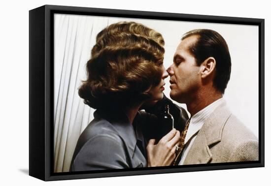 CHINATOXN, 1974 directed by ROMAN POLANSKI Faye Dunaway and Jack Nicholson (photo)-null-Framed Stretched Canvas
