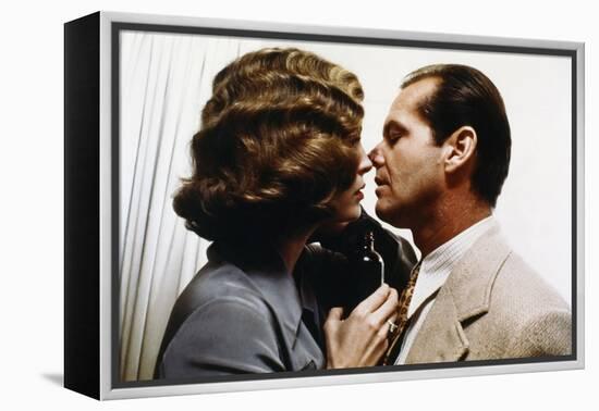 CHINATOXN, 1974 directed by ROMAN POLANSKI Faye Dunaway and Jack Nicholson (photo)-null-Framed Stretched Canvas