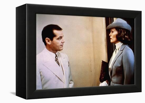 CHINATOXN, 1974 directed by ROMAN POLANSKI Jack Nicholson and Faye Dunaway (photo)-null-Framed Stretched Canvas