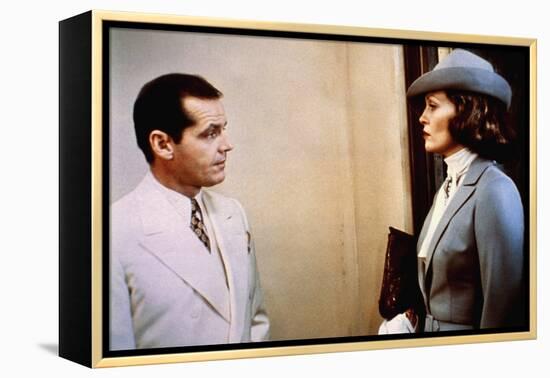 CHINATOXN, 1974 directed by ROMAN POLANSKI Jack Nicholson and Faye Dunaway (photo)-null-Framed Stretched Canvas