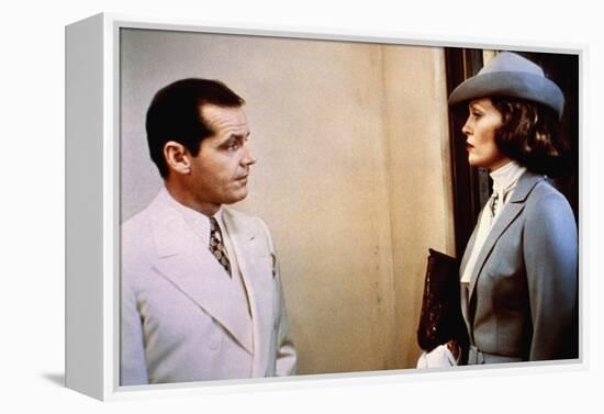 CHINATOXN, 1974 directed by ROMAN POLANSKI Jack Nicholson and Faye Dunaway (photo)-null-Framed Stretched Canvas