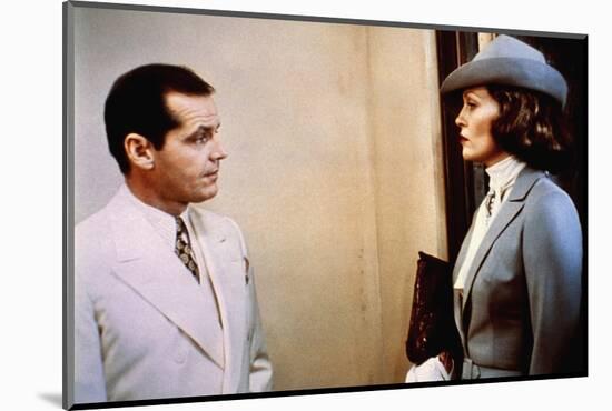 CHINATOXN, 1974 directed by ROMAN POLANSKI Jack Nicholson and Faye Dunaway (photo)-null-Mounted Photo